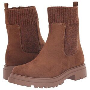 Bella Vita Women's Gable Chelsea Zip Closure Boots Size 5.5M COGNAC Super Suede